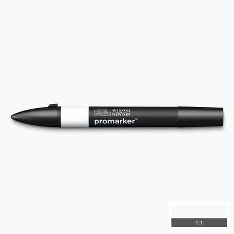 Pennarello Winsor&Newton Promarker doppia punta fine-larga - ice grey 00 IG00 - 0203375